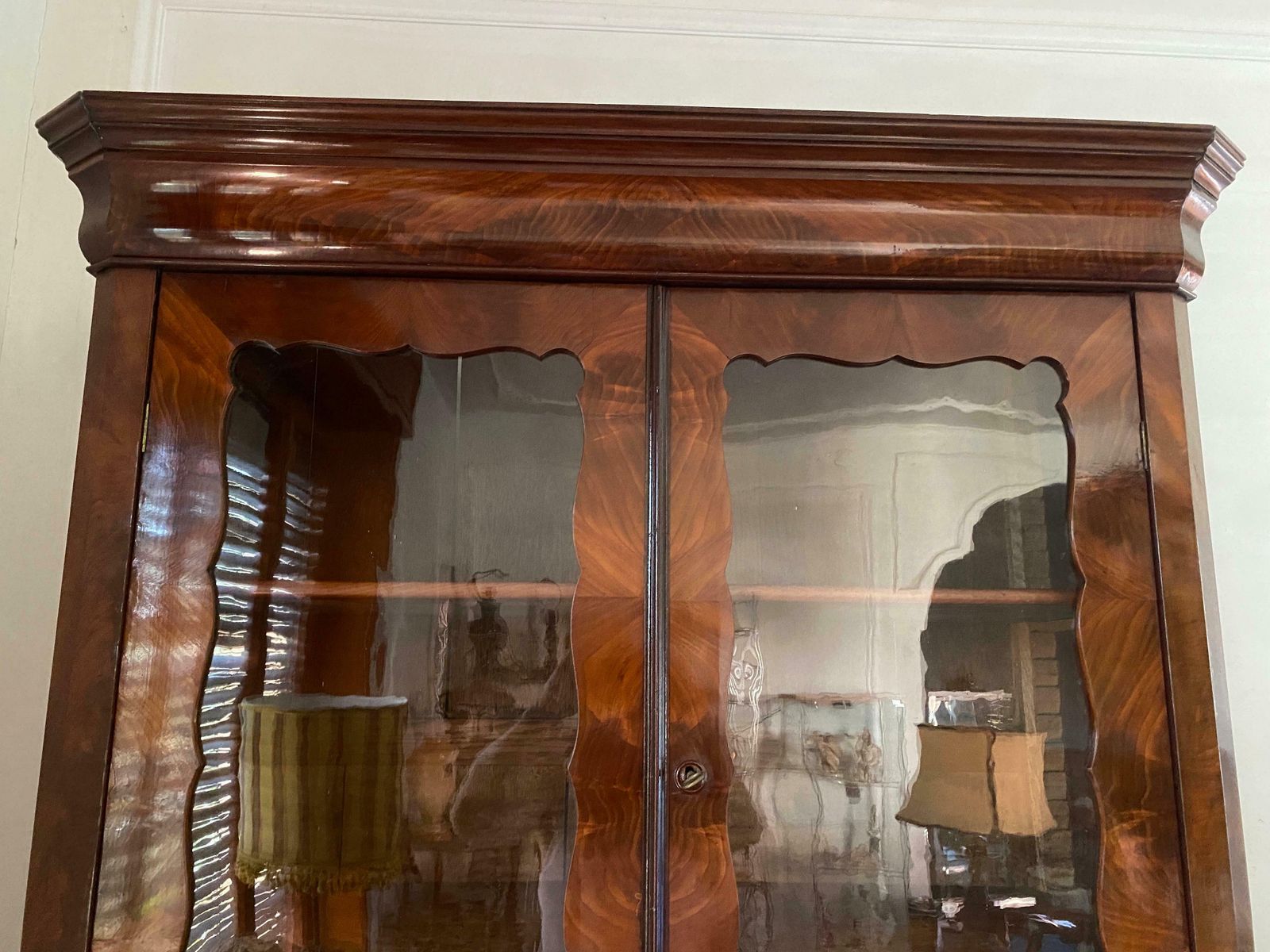 Antique French Library Display Cabinet Louis Philippe Era 1860s photo buy