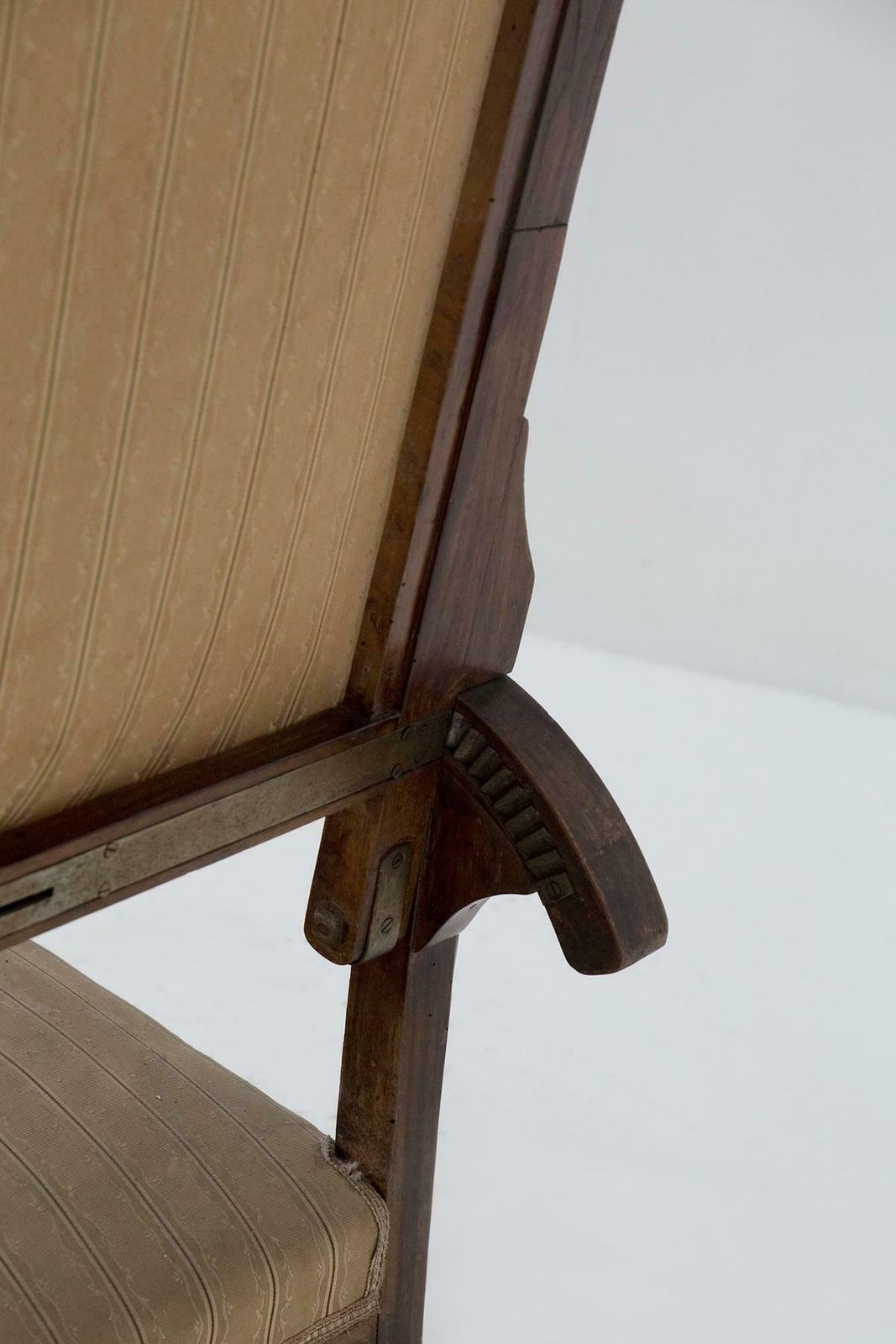 Italian Art Nouveau Period Armchair In Original Fabric photo buy