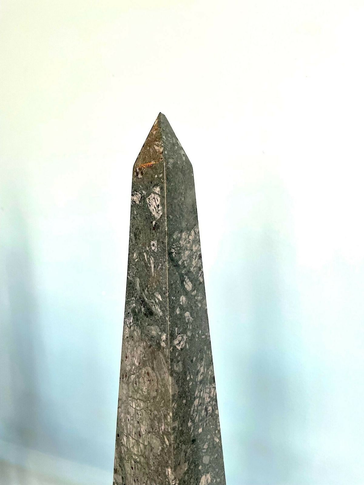 A Pair Of Italian Verde Indio Green Marble Obelisks photo vinterior