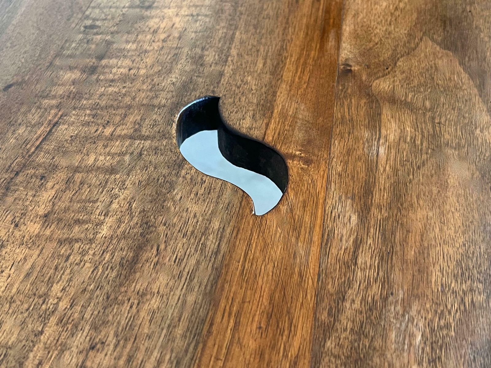 Tabouret / banc en chêne anglais, XIXe siècle photo vintage