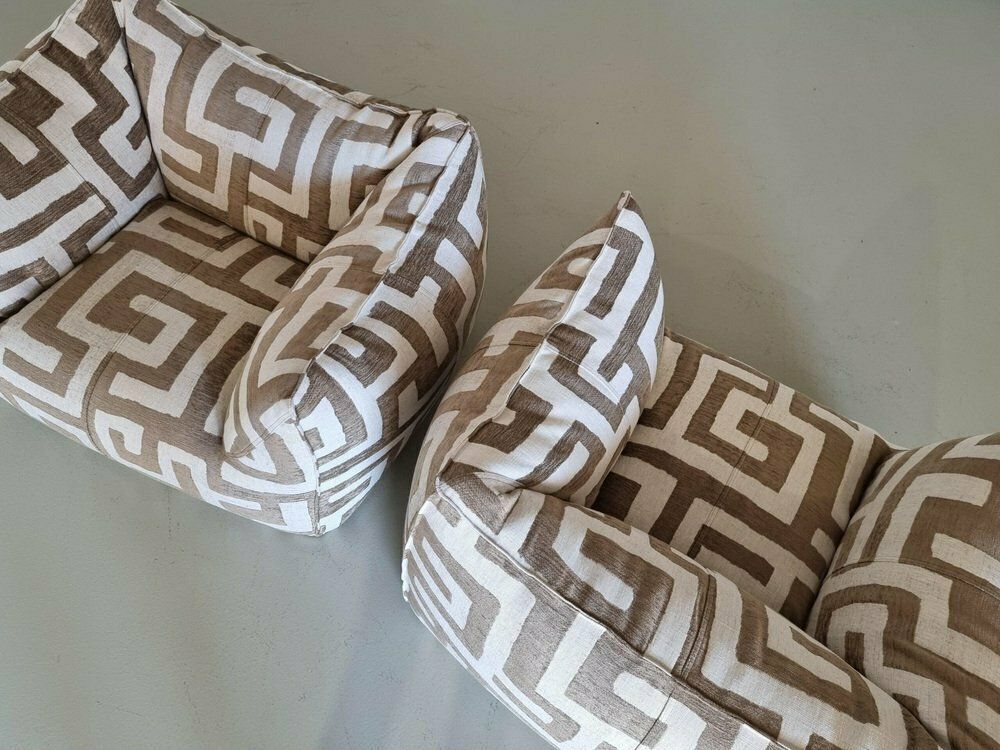 Le Bambole Lounge Chairs By Mario Bellini For C&B Italia, 1970s, Set Of 2 photo Furniture