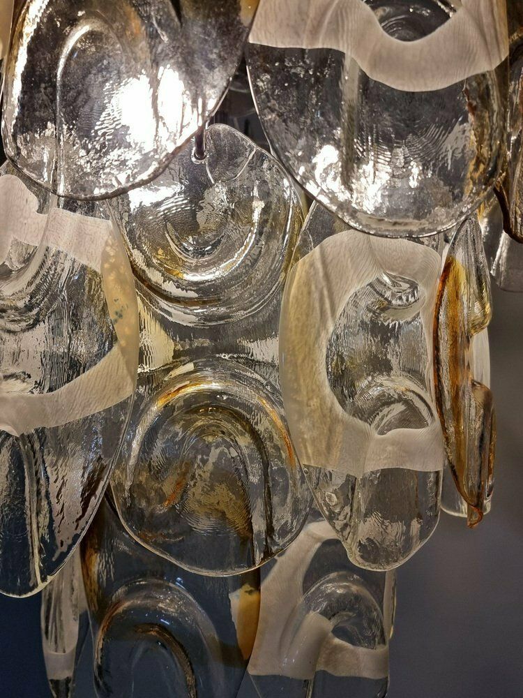 Murano Glass Rondini Chandelier From Mazegga, Italy, 1970s photo Lighting