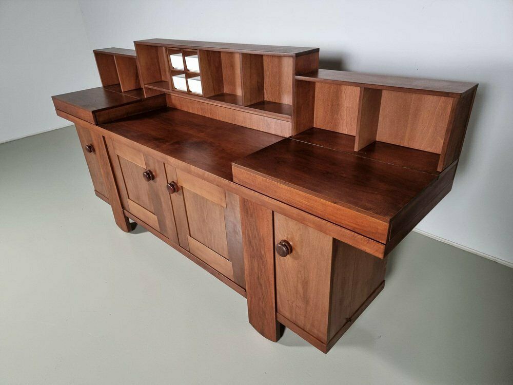 Large Buffet In Walnut Wood By Silvio Coppola For Bernini, 1960s photo 9891.0