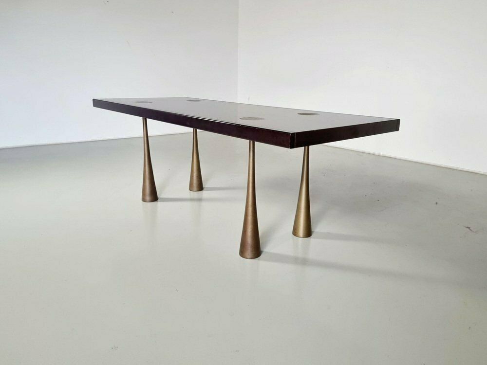 Vintage Italian Dining Table By Angelo Mangiarotti , 1970s photo for sale