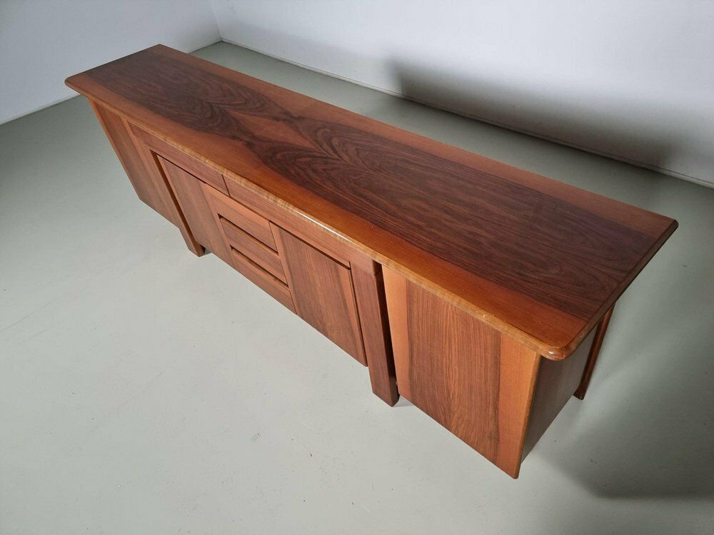 Sapporo Sideboard In Walnut By Mario Marenco For Mobil Girgi, 1970s photo vinterior