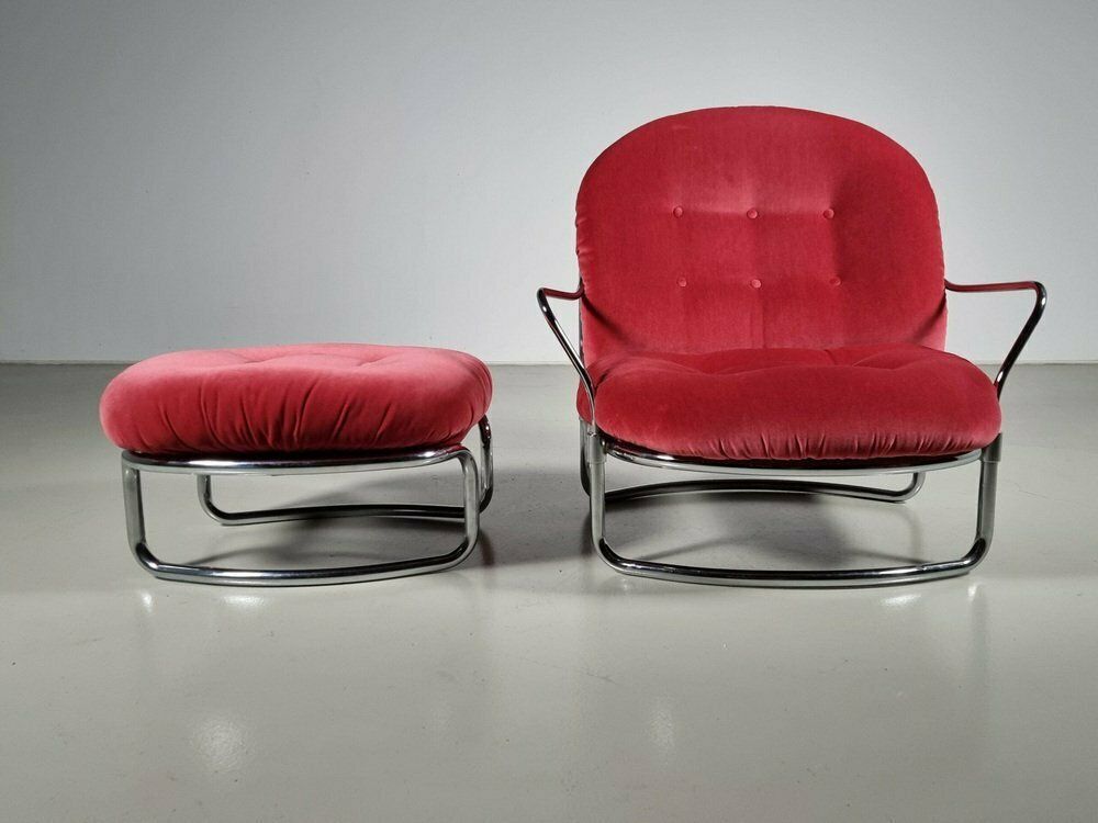 915 Lounge Chair Set Attributed To Carlo De Carli For Cinova, 1960s, Set Of 2 photo Furniture