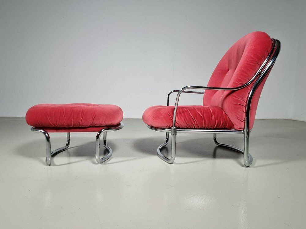 915 Lounge Chair Set Attributed To Carlo De Carli For Cinova, 1960s, Set Of 2 photo vinterior