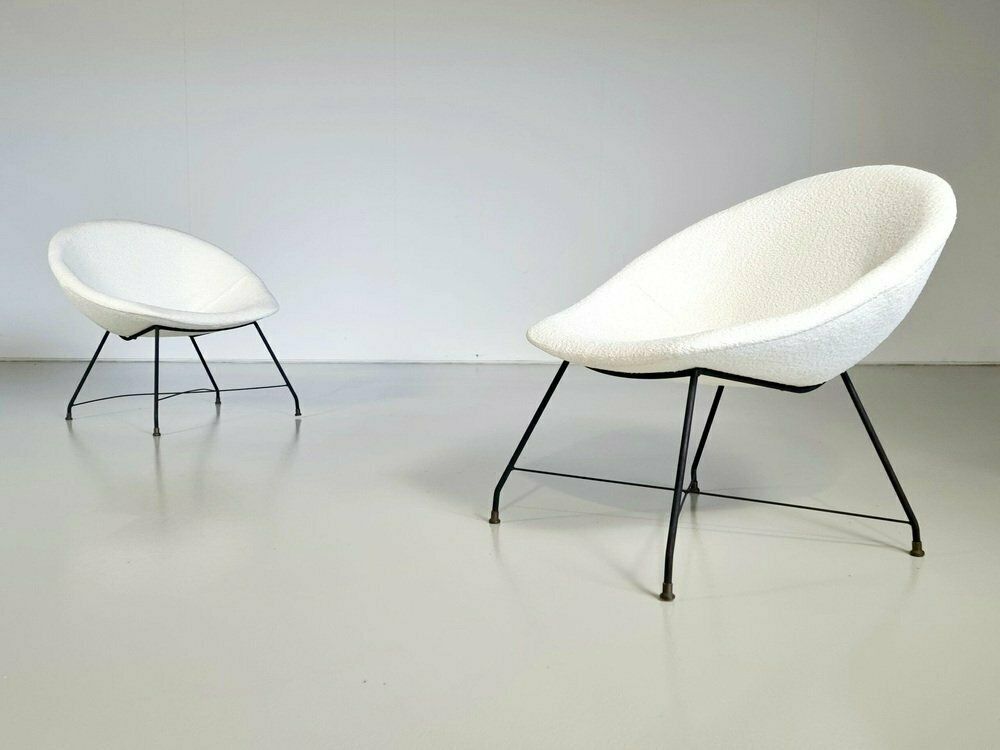 Minoletta Armchairs Attributed To Augusto Bozzi For Saporiti, 1950s, Set Of 2 photo furniture