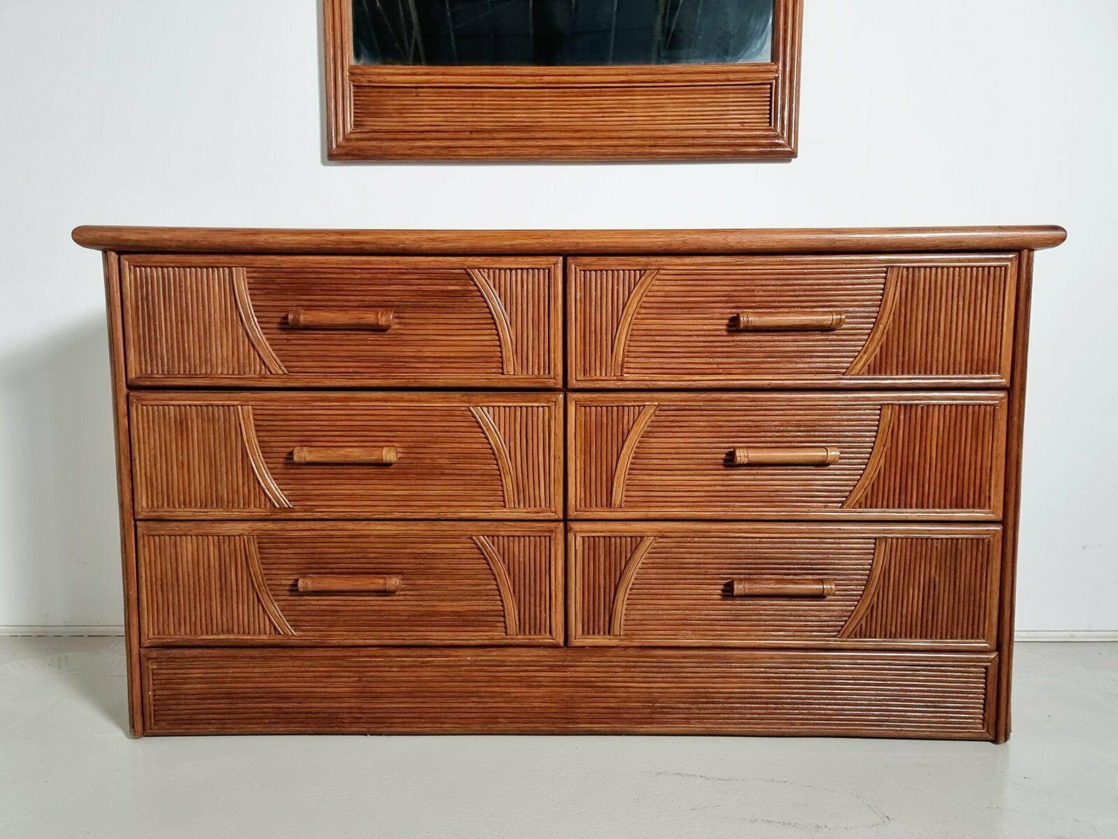 Walnut Dresser Matching Set, Italy, 1970s, Set Of 2 photo Furniture