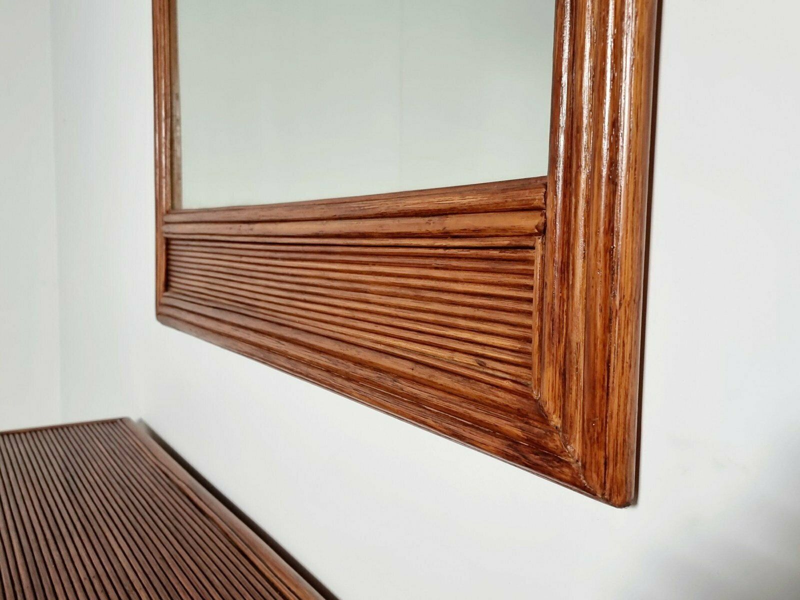 Walnut Dresser Matching Set, Italy, 1970s, Set Of 2 photo vinterior