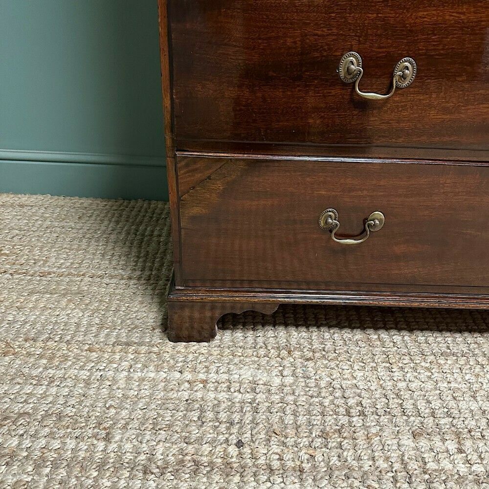 Georgian Mahogany Chest On Chest / Antique Tall Boy photo for sale