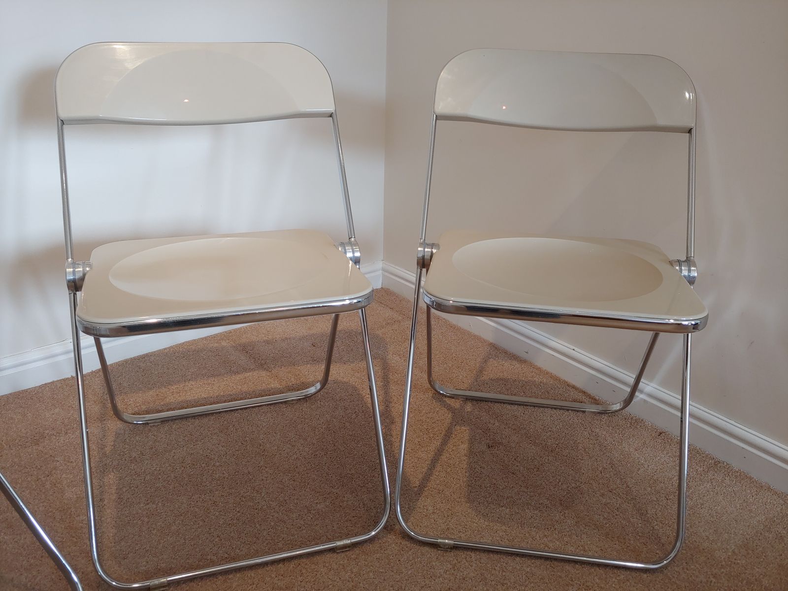Set Of 4 Plia Folding Chairs By Giancarlo Piretti For Castelli photo vinterior