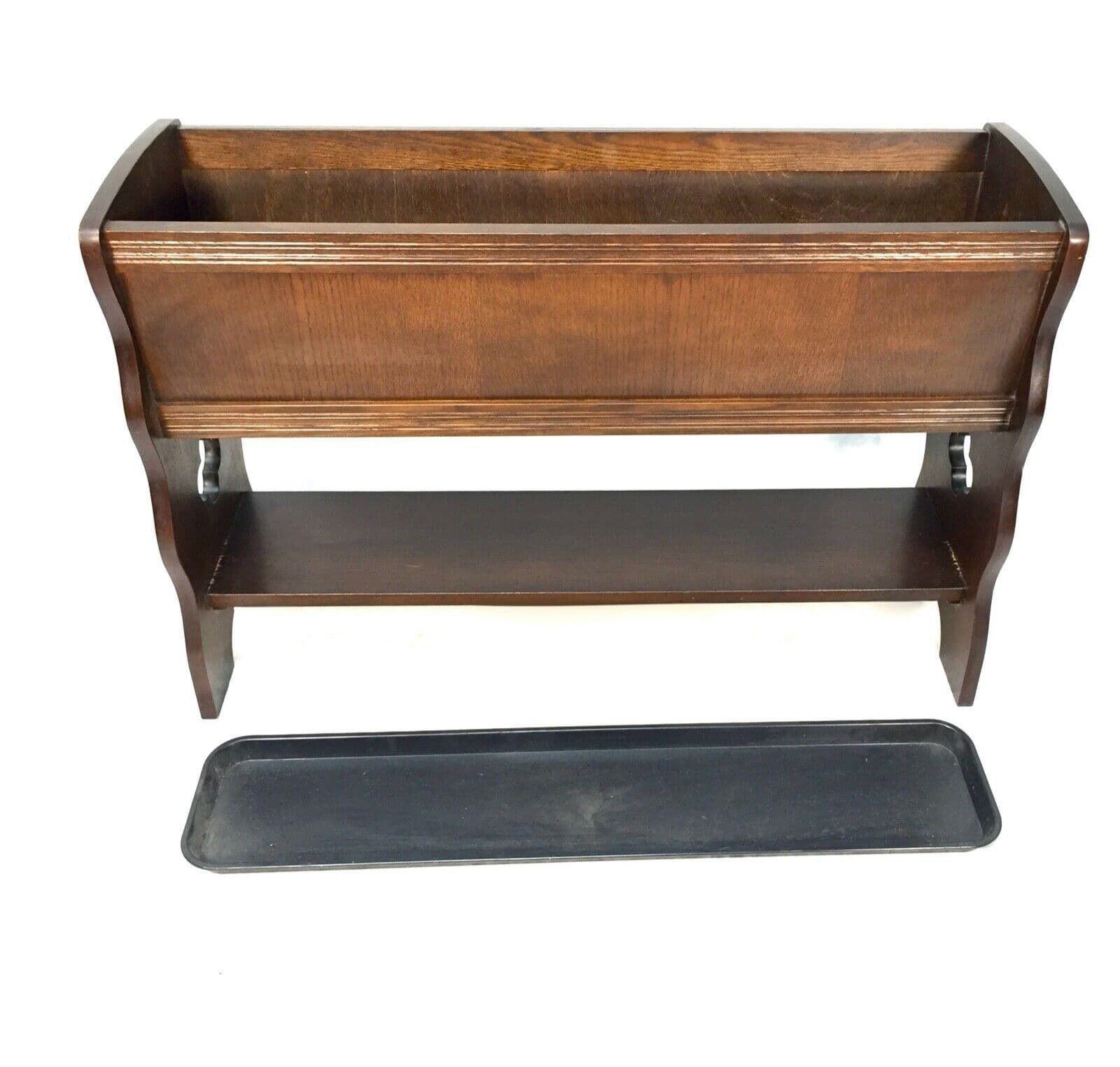 Antique Wooden Plant Stand / Jardiniere Holder / Large / Book Stand C.1950 photo vinterior