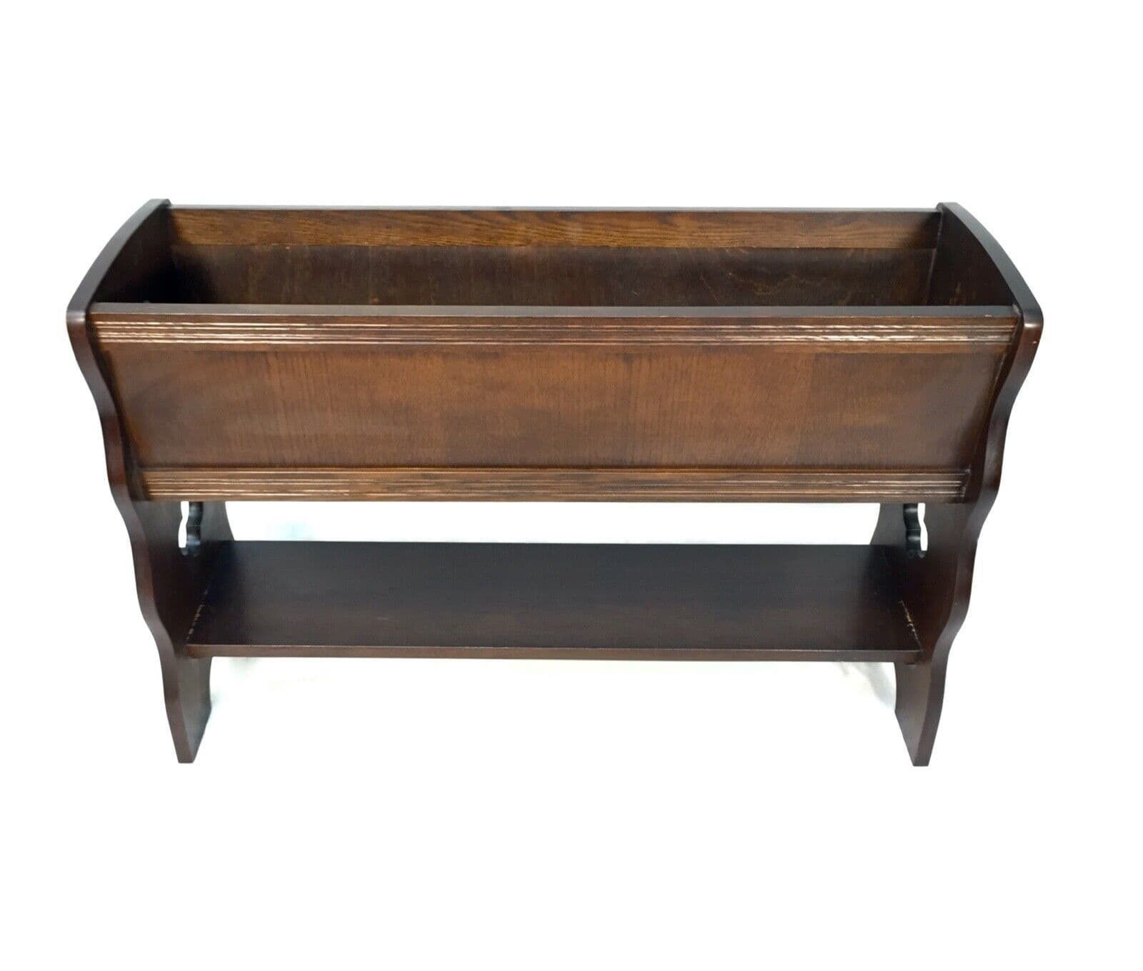 photo furniture Antique Wooden Plant Stand / Jardiniere Holder / Large / Book Stand C.1950