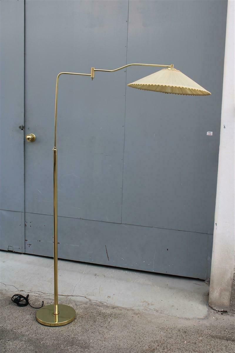 Italian Mid Century Floor Lamp Brass Parts Extensible photo 2667.0