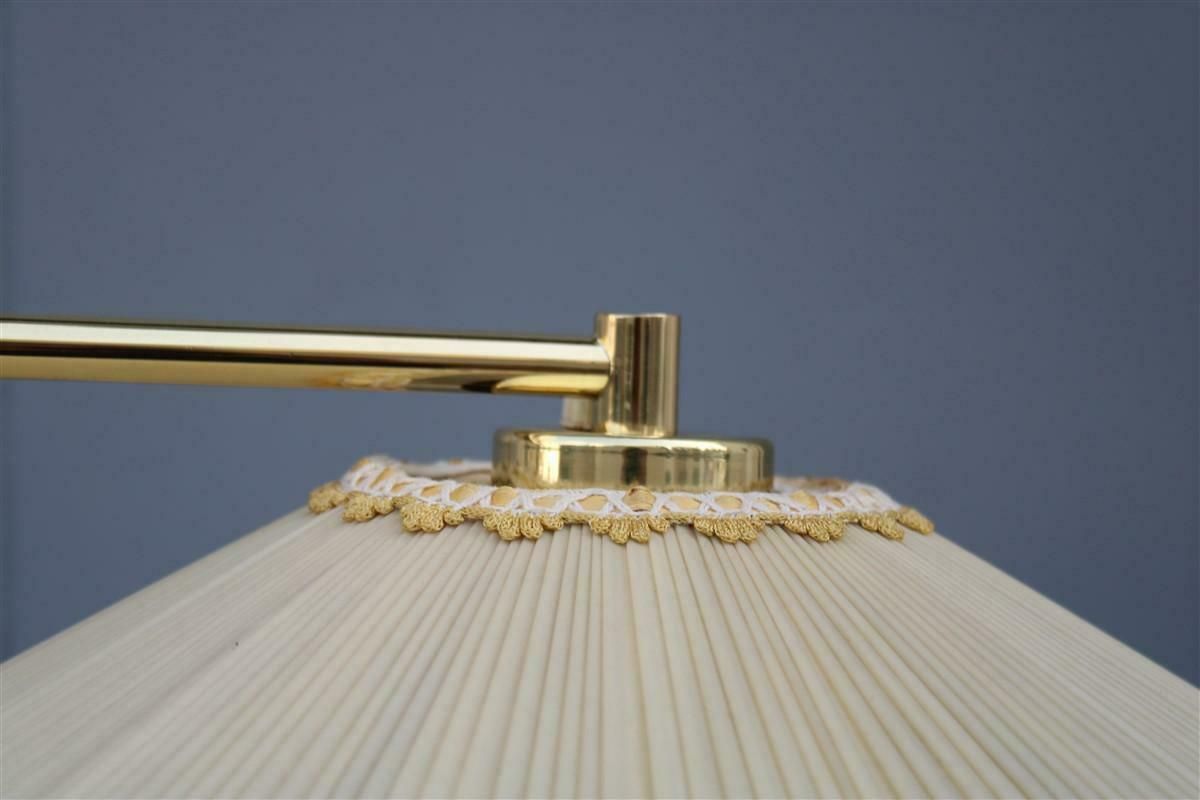 photo vinterior Italian Mid Century Floor Lamp Brass Parts Extensible