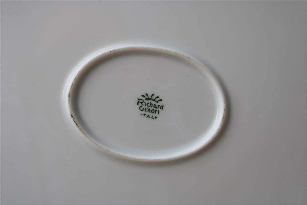 Ginori Stemware Holder In Italian Porcelain Gio Ponti Style Gariboldi photo vinterior