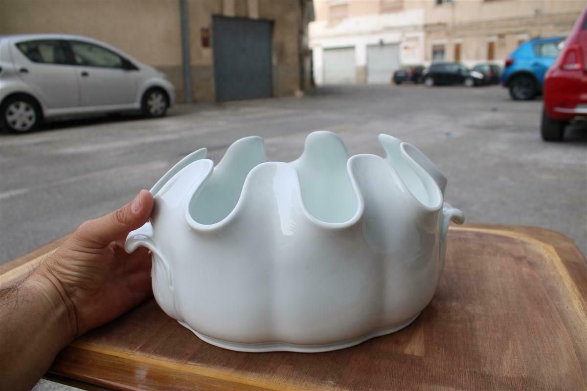 Ginori Stemware Holder In Italian Porcelain Gio Ponti Style Gariboldi photo vintage