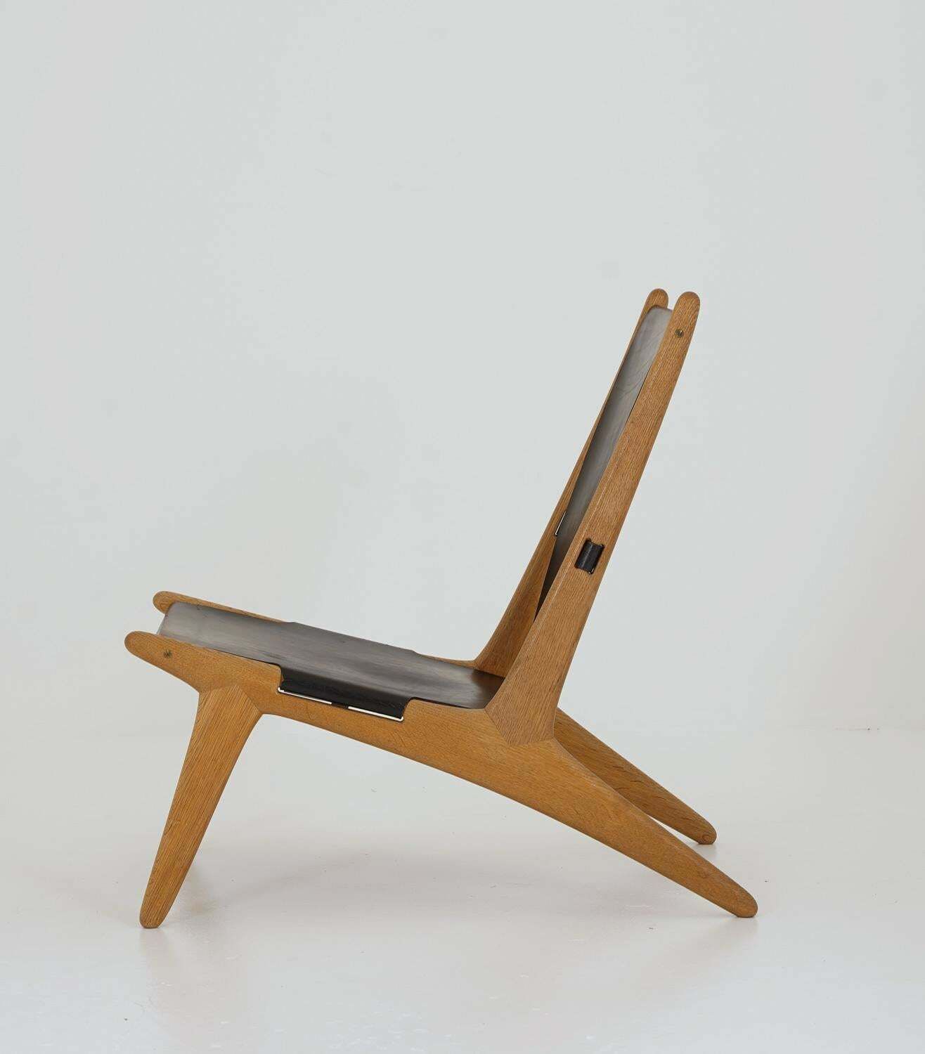 Hunting Chair 204 By Uno & östen Kristiansson For Luxus, Sweden photo for sale