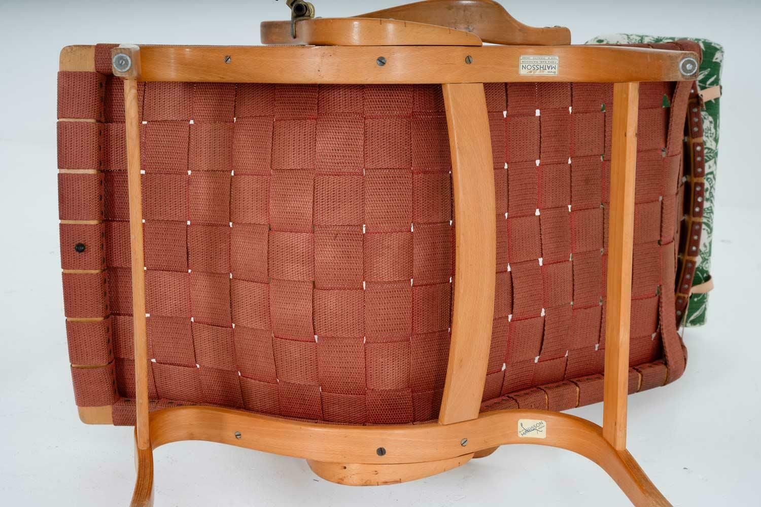 Furniture Scandinavian Lounge Chair "Pernilla 1" By Bruno Mathsson, 1940s photo