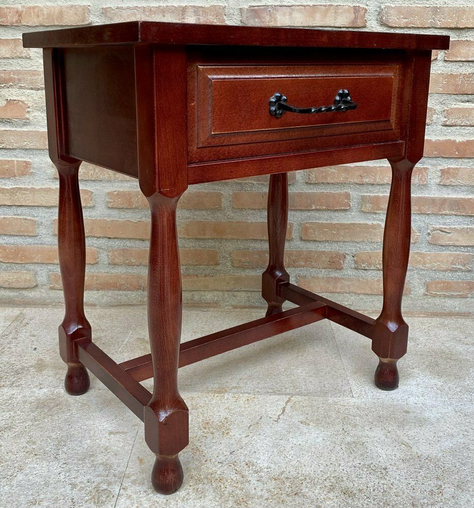 Mid 20th Century Nightstand With One Drawer  1960s photo furniture