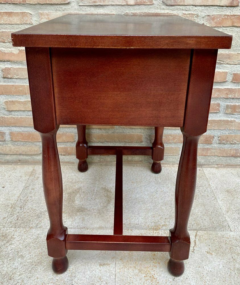 Mid 20th Century Nightstand With One Drawer  1960s photo vintage