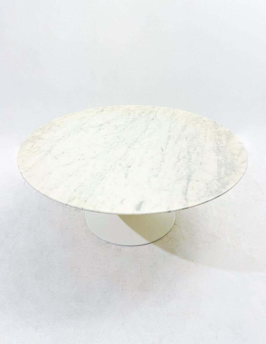 Mid Century Marble Coffee Table By Eero Saarinen For Knoll International, 1960s photo buy