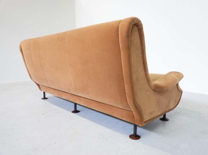 Mid Century Modern "Regent" Sofa By Marco Zanuso, Italy, 1960s   New Upholstery photo for sale
