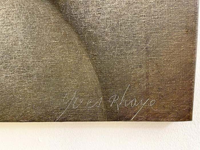 Mid Century Modern Painting By Yves Rayé, 1979 photo for sale