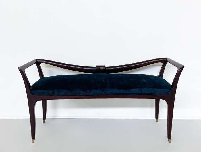 Mid Century Modern Bench By Emilio Lancia  Italy  1930s photo vinterior