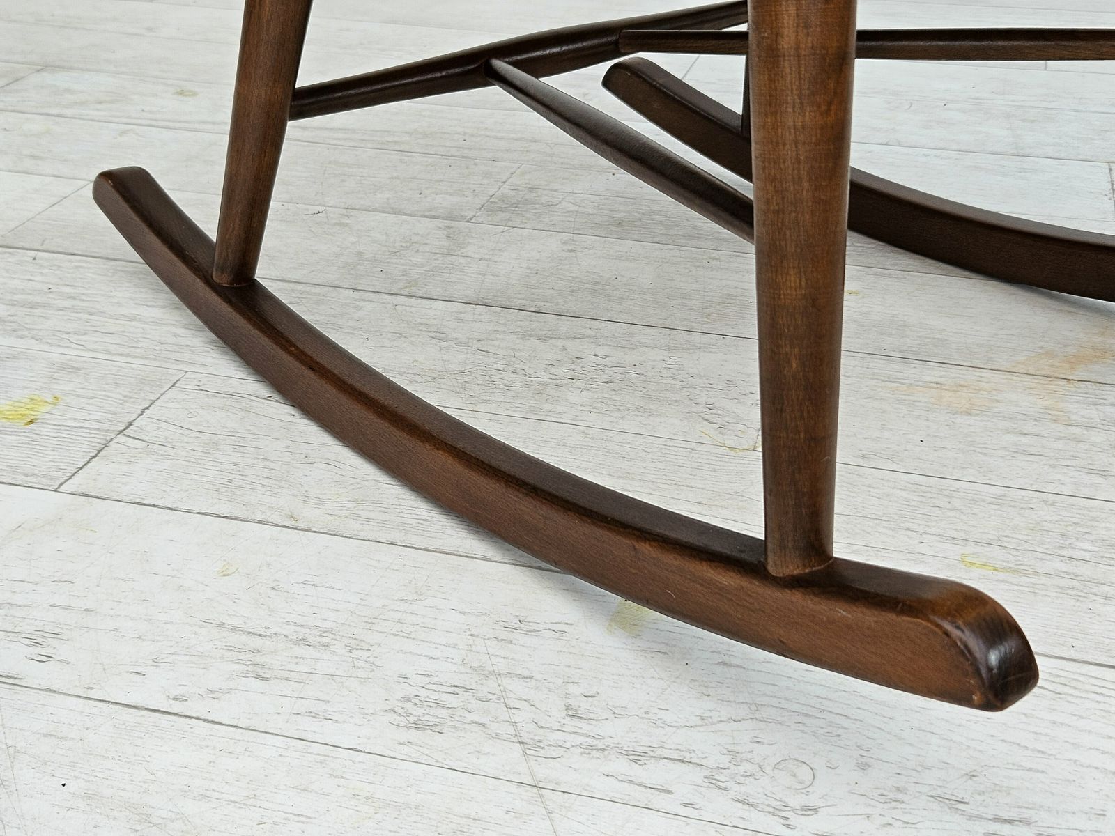 1960 70s, Danish Design By Farstrup Stolefabrik, Reupholstered Rocking Chair. photo for sale