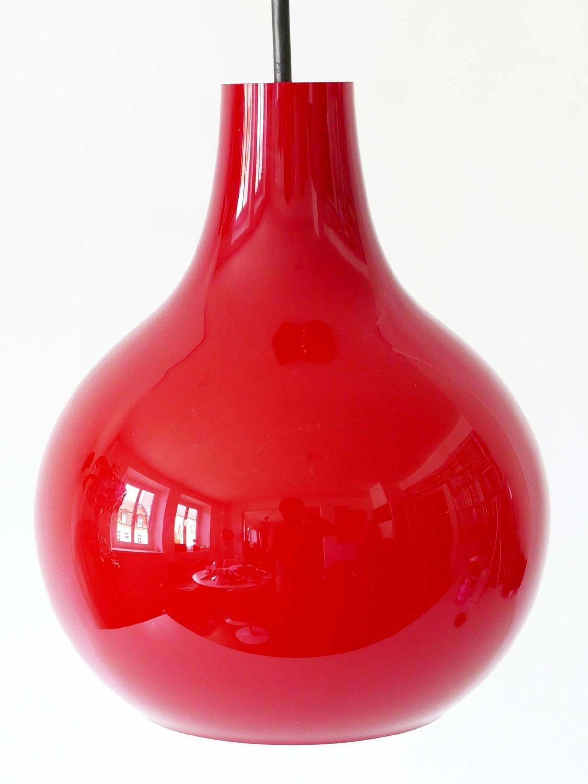 photo furniture Amazing Four Flamed Cascading Pendant Lamp By Peill And Putzler Germany 1970s