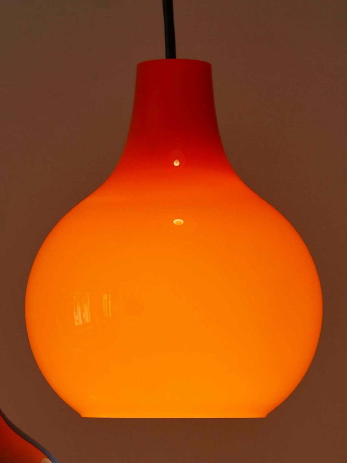 photo buy Amazing Four Flamed Cascading Pendant Lamp By Peill And Putzler Germany 1970s