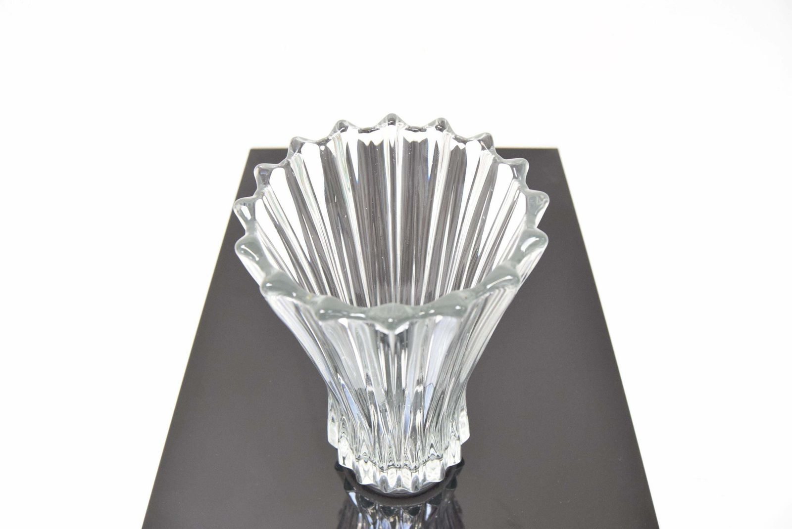 Art Crystal glazen vaas, Crystalex Novy Bor, jaren 1970. photo 400.0
