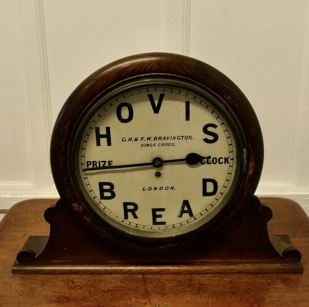 Original Hovis Prize Clock By G.H.& F.W. Bravington London photo furniture