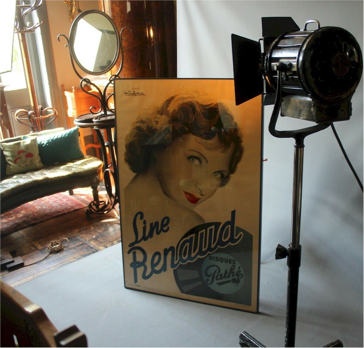 Large Line Renaud Pathe Music Poster photo furniture