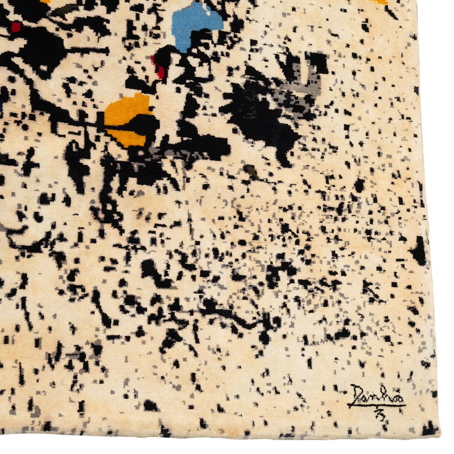 Dan Hôo, Tapestry, In Wool., 1990s photo 17010.0