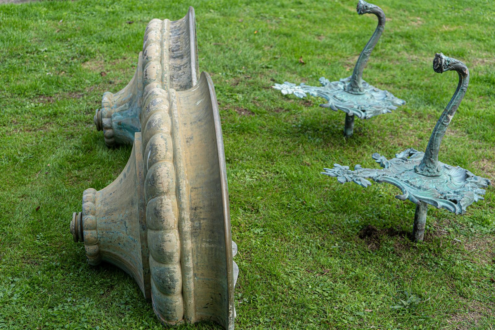 Large French Wall Bronze Fountains photo Garden Decor