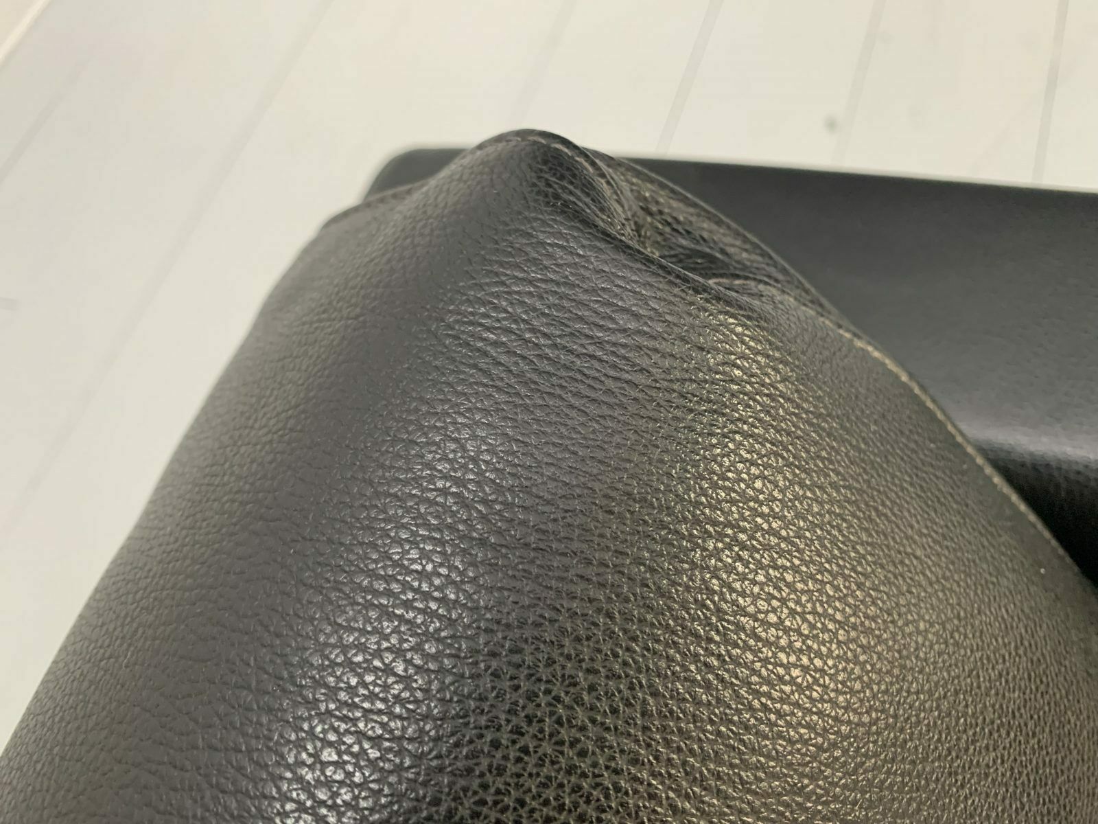 photo for sale Vitra “Park” Armchair – In Jet Black Leather