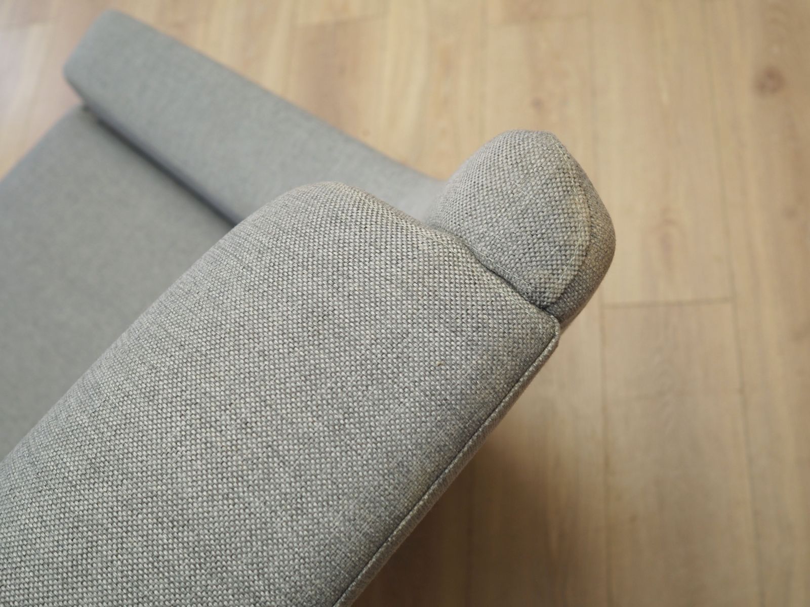 Grijze Fauteuil, Deens Design, Jaren 1970, Productie: Denemarken photo vintage
