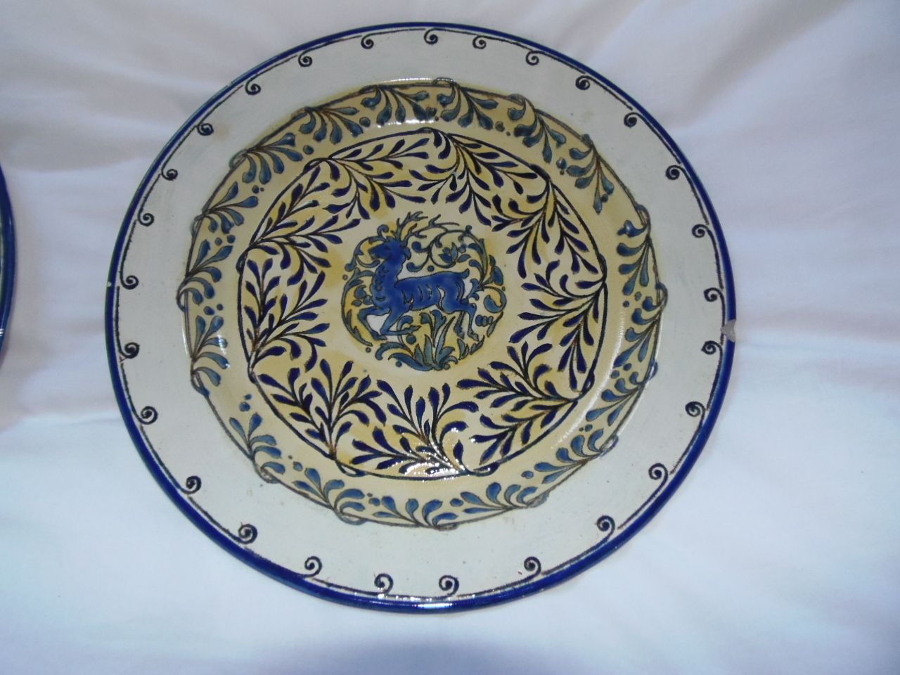Arts And Crafts Chargers .A Pair Of Doulton Chargers . photo 600.0
