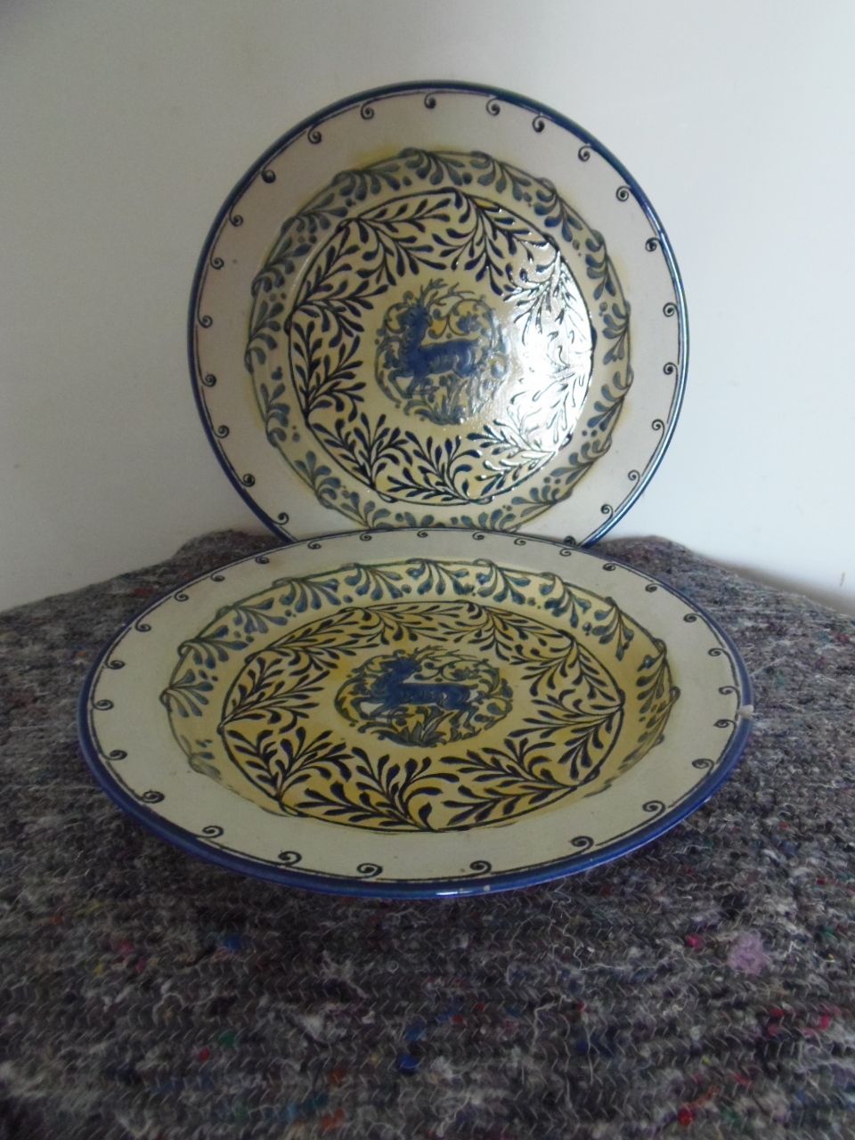 photo furniture Arts And Crafts Chargers .A Pair Of Doulton Chargers .