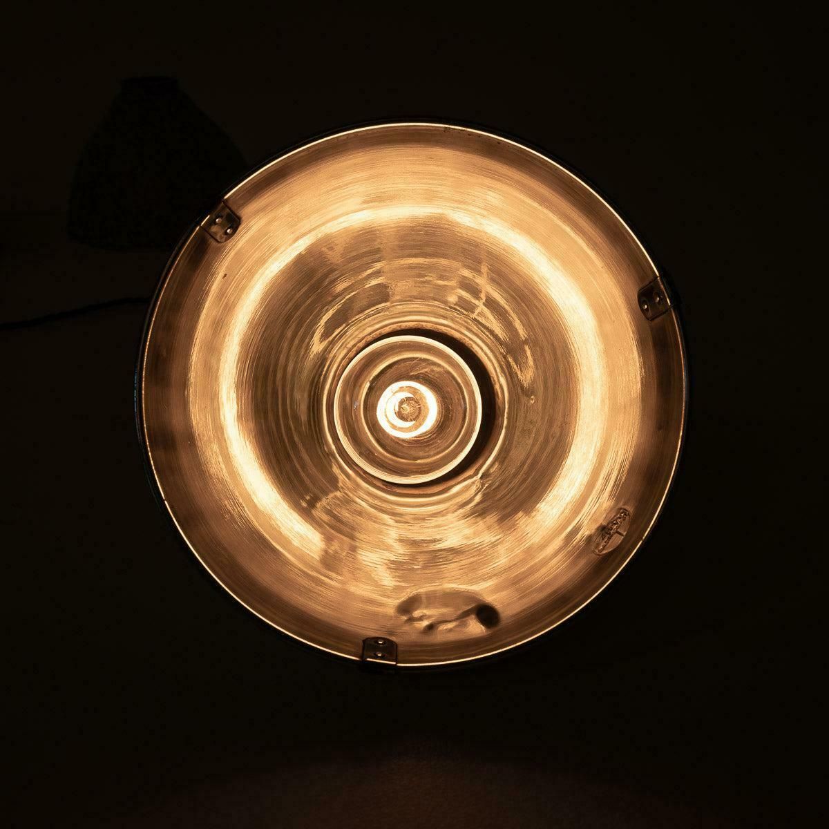Reclaimed Industrial Holophane Verdigris Coppered Spun Aluminium Pendant Lights photo furniture