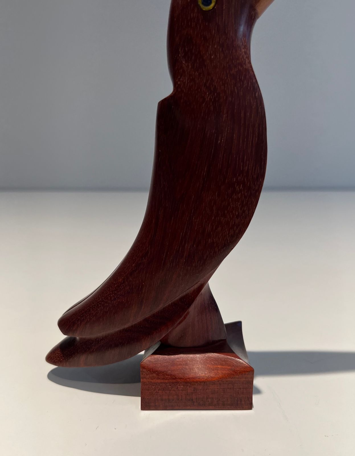 Toucan In Exotic Wood And Glass Eyes photo buy