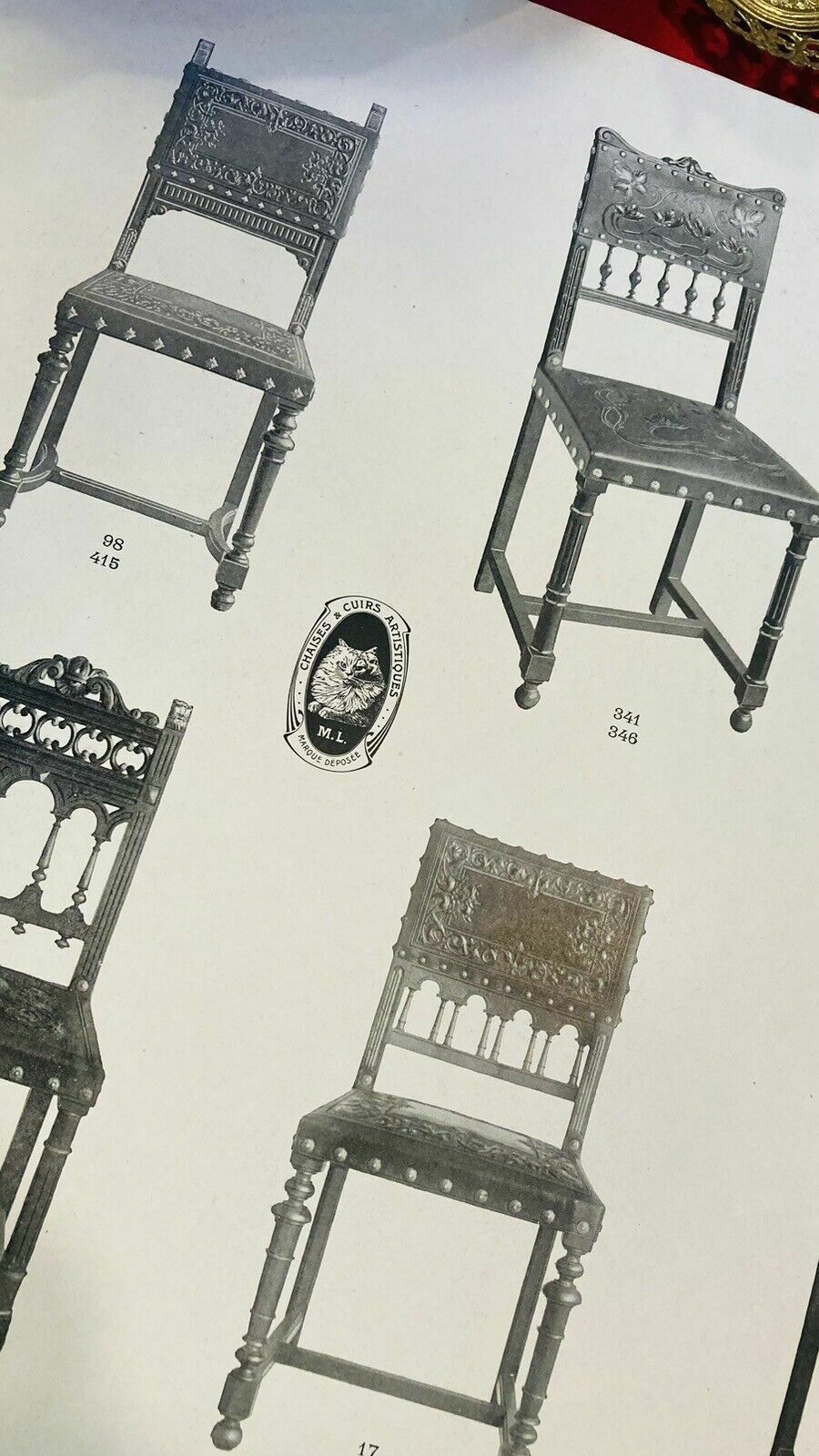 Rare Antique French Furniture Catalogue 1910 photo Home Decor