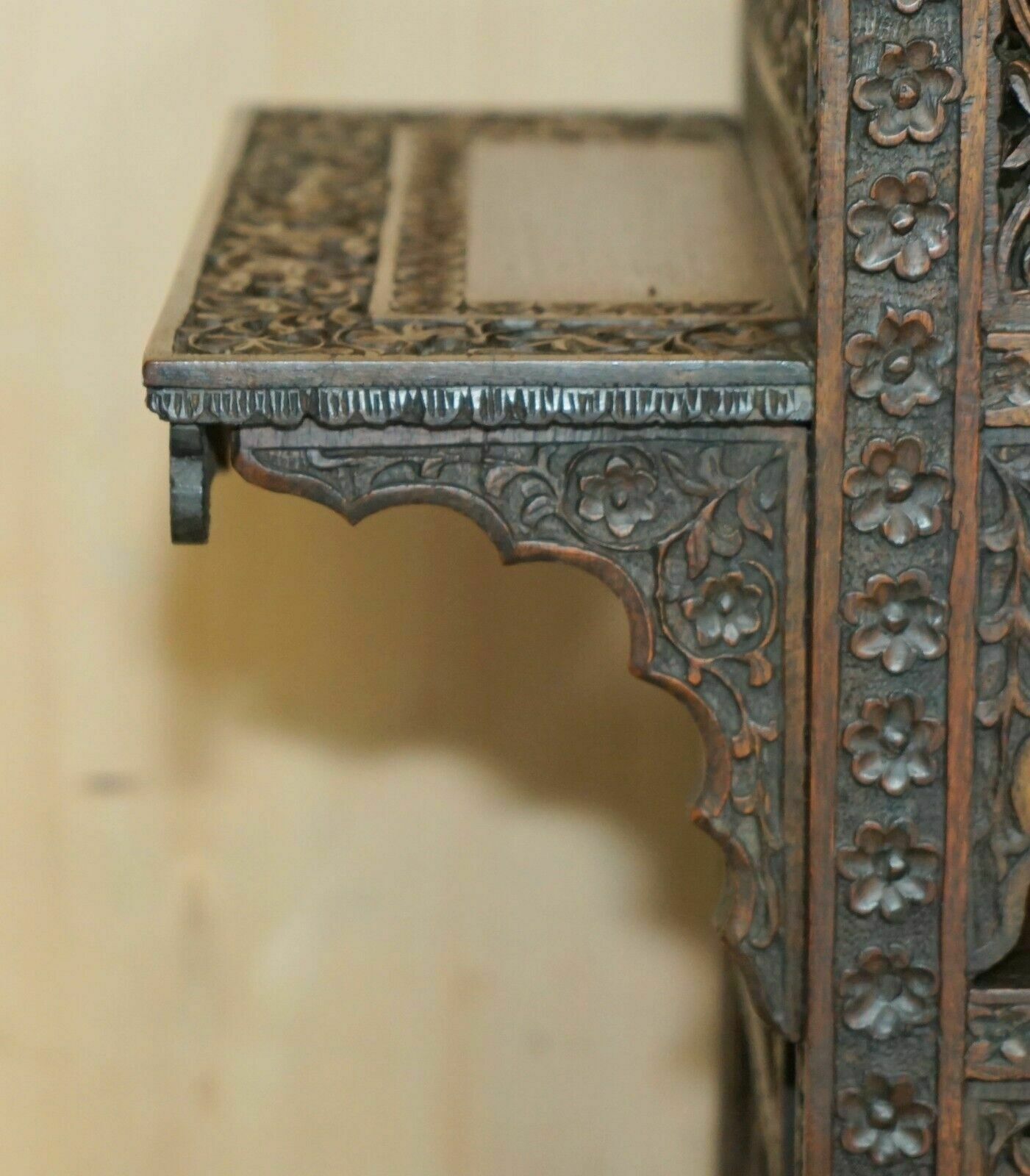 Fine Large Antique Hand Carved Liberty London Moorish Occasional Centre Table photo 2750.0