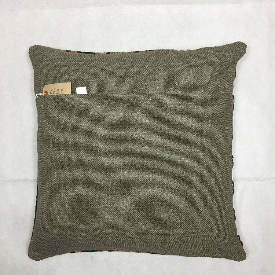 Kilim Cushion Cover, Kelim Pillow 60x60cm, 24 Inches, Kilim Floor Cushion photo furniture