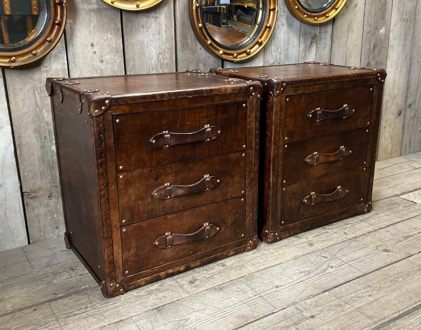 photo furniture Bedroom Vanities, Luxury Leather Nightstands , Bespoke Furniture