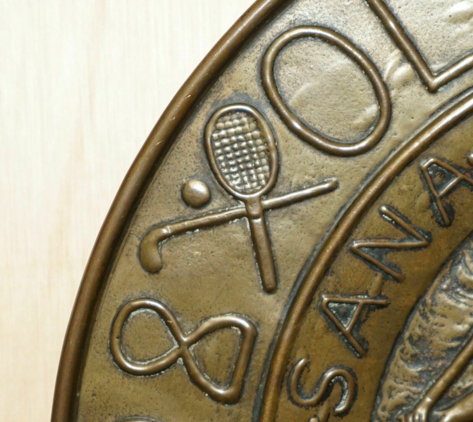 150.0 1928 Amsterdam Olympic Memorabilia Collectable Men's Javalin Hanging Plaque photo