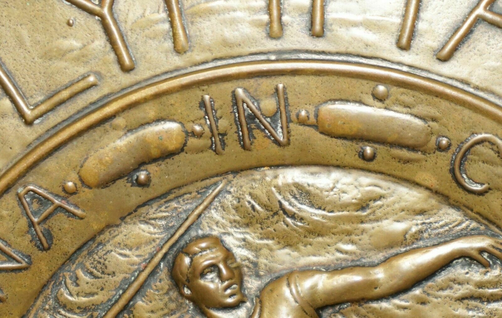 photo vintage 1928 Amsterdam Olympic Memorabilia Collectable Men's Javalin Hanging Plaque
